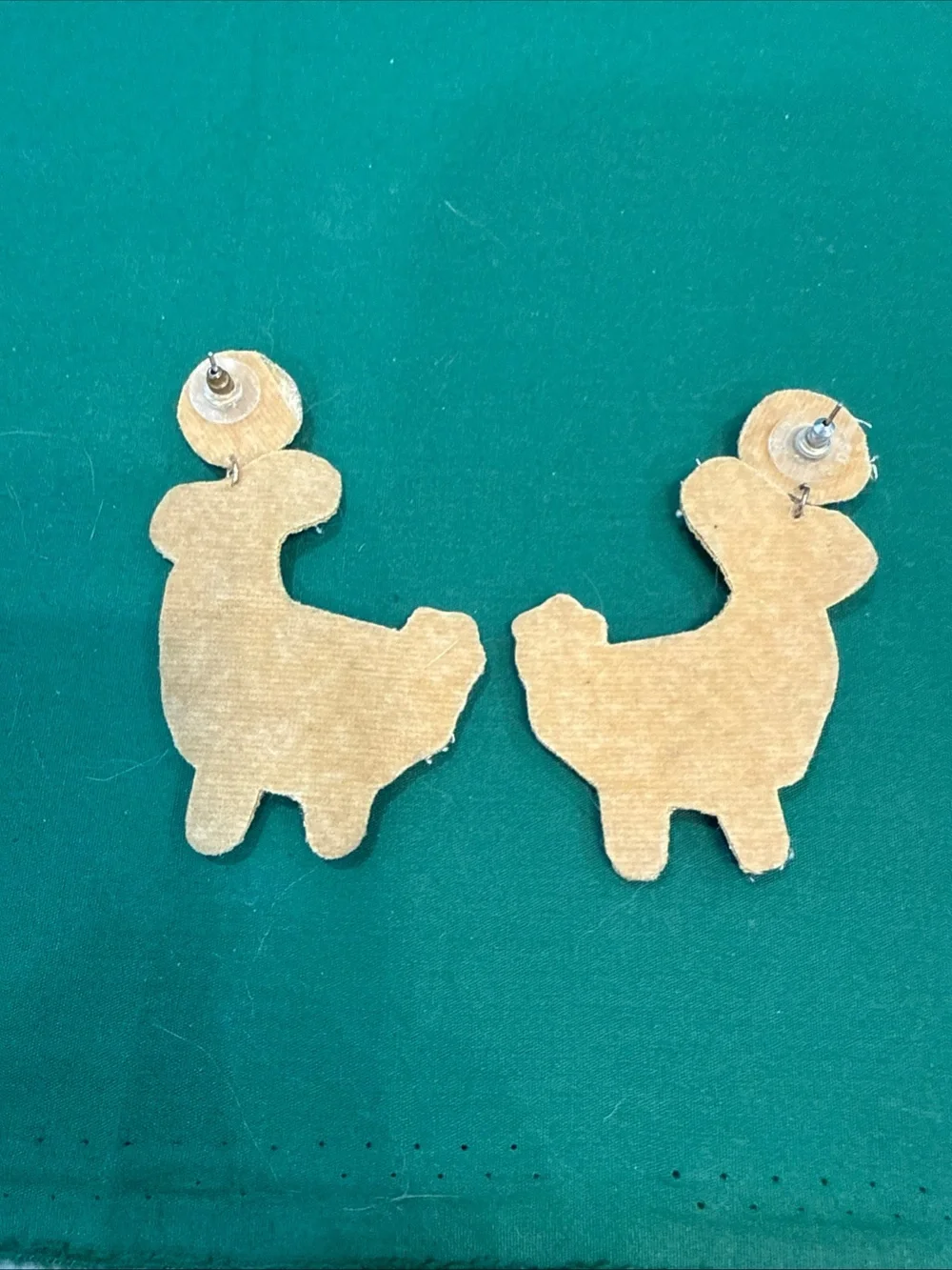 Colorful Beaded Llama Piñata Earrings. 4F